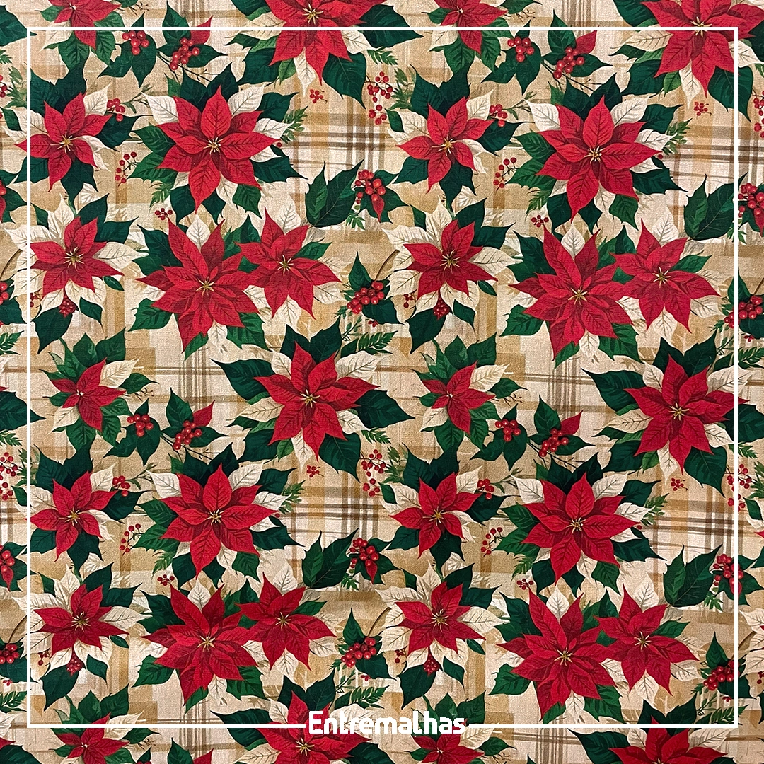 Tecido Tricoline Natal Ref.:858136