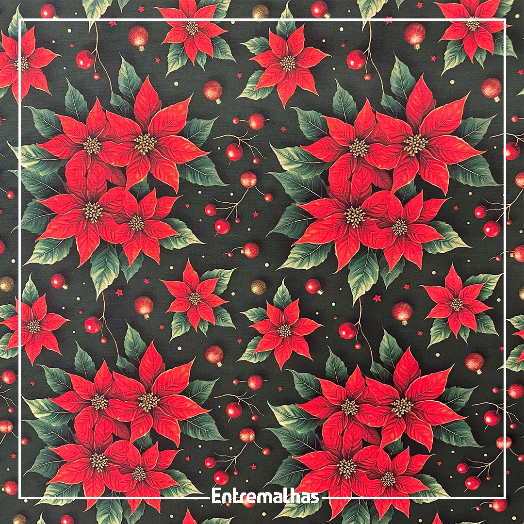 Tecido Tricoline Natal Ref.:858136
