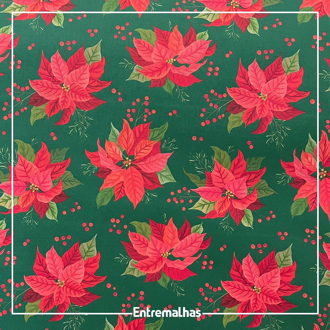 Tecido Tricoline Natal Ref.:858136