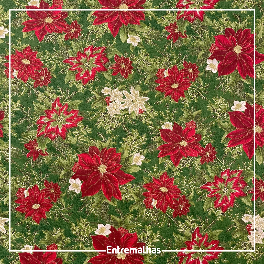 Tecido Tricoline Natal Ref.:858136