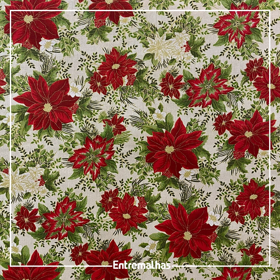 Tecido Tricoline Natal Ref.:858136