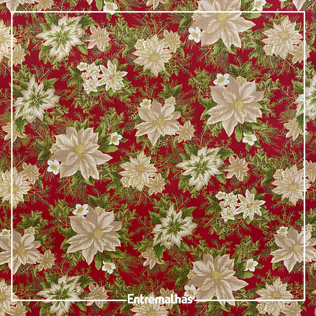 Tecido Tricoline Natal Ref.:858136
