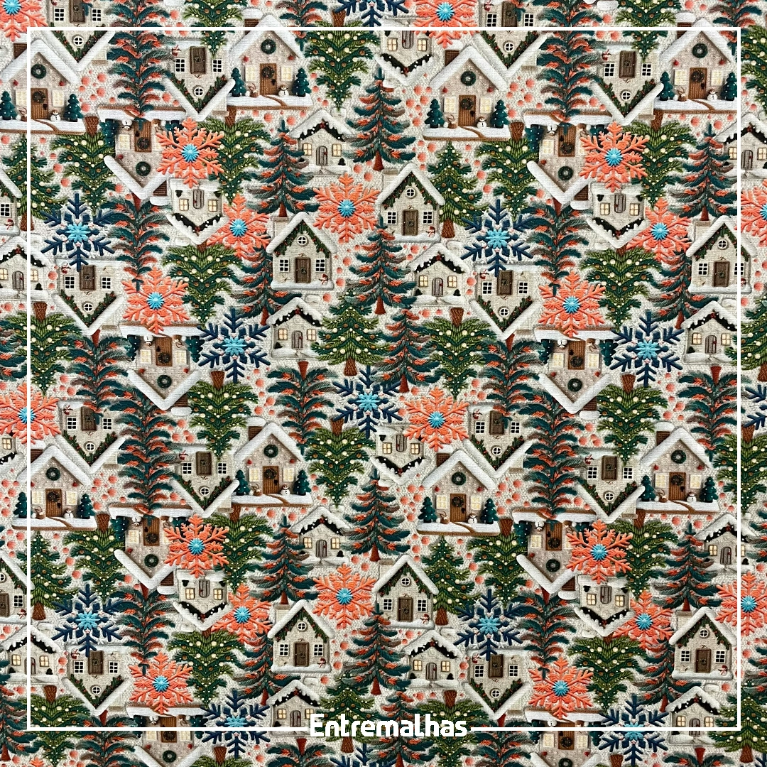 Tecido Tricoline Natal Ref.:858136