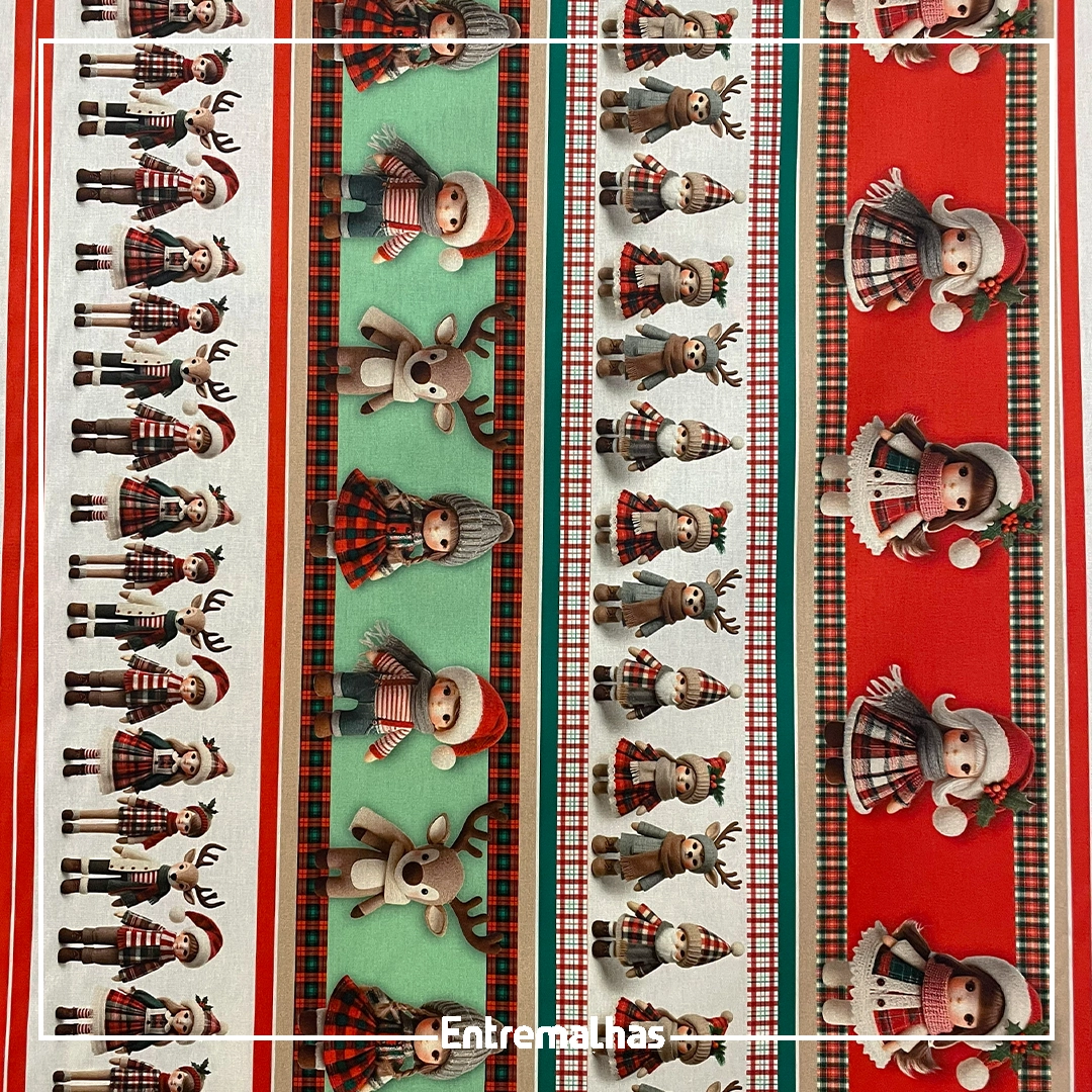 Tecido Tricoline Natal Ref.:858136