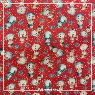 Tecido Tricoline Natal Ref.:858136