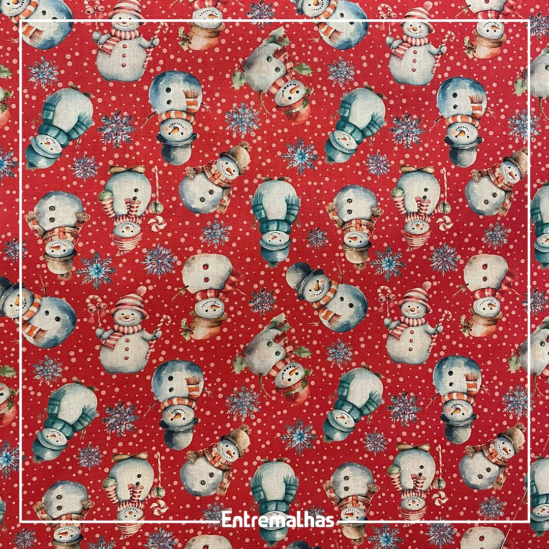 Tecido Tricoline Natal Ref.:858136