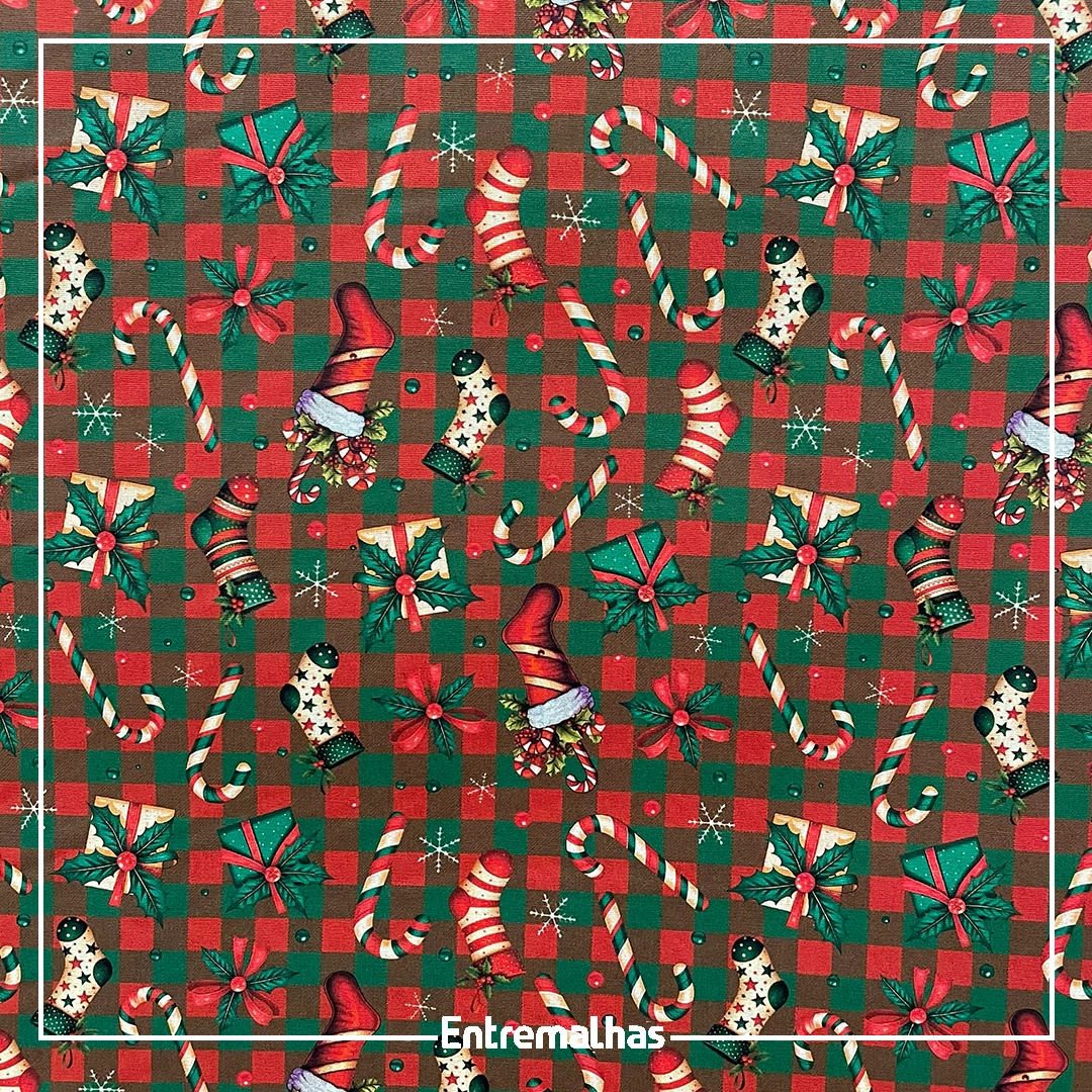 Tecido Tricoline Natal Ref.:858136