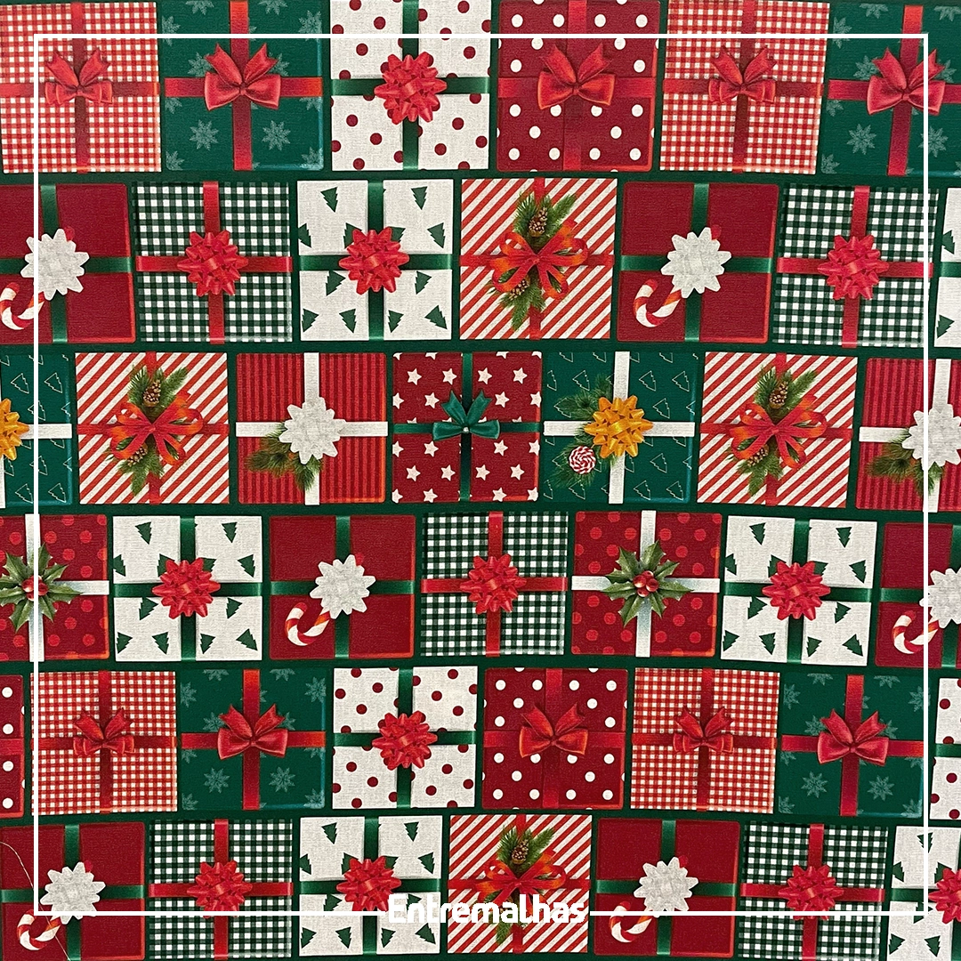 Tecido Tricoline Natal Ref.:858136