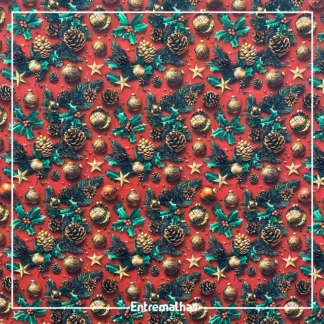 Tecido Tricoline Estampa Digital Natal Ref.:858250