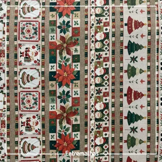 Tecido Tricoline Estampa Digital Natal Ref.:858250