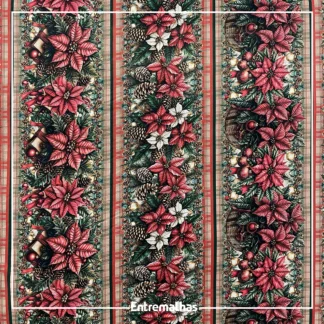 Tecido Tricoline Estampa Digital Natal Ref.:858250