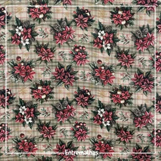 Tecido Tricoline Estampa Digital Natal Ref.:858250