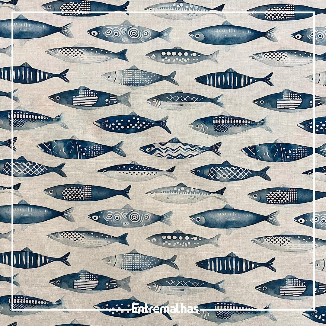 Tecido Tricoline Estampado Coleção Ref.:858251