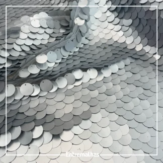 Tecido Paetê Big - Prata Ref.:859817