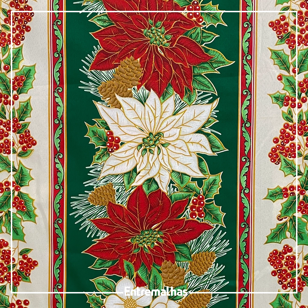 Tecido Oxford Natal Glitter Ref.:859964