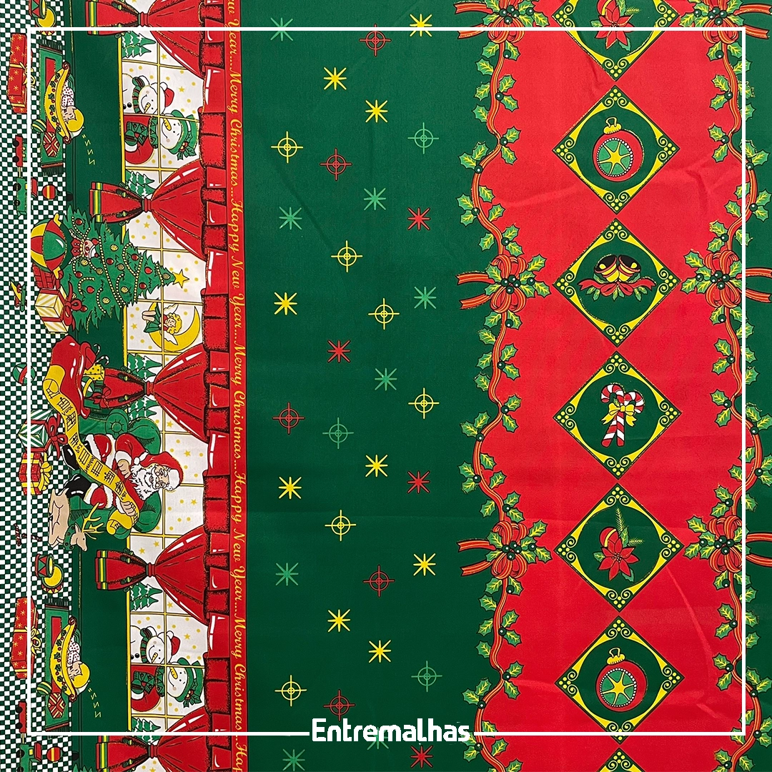 Tecido Oxford Natal Glitter Ref.:859964