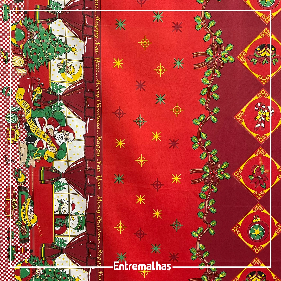 Tecido Oxford Natal Glitter Ref.:859964