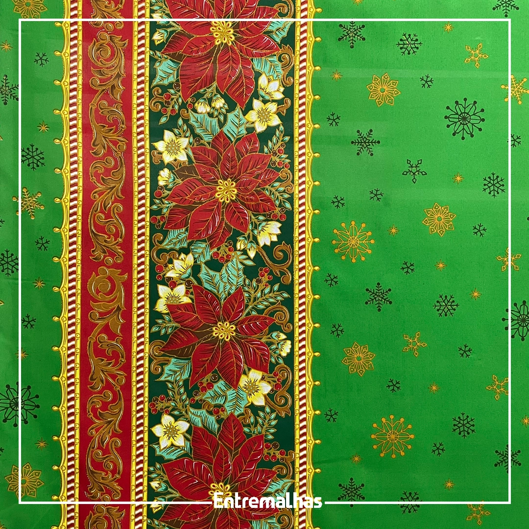 Tecido Oxford Natal Glitter Ref.:859964