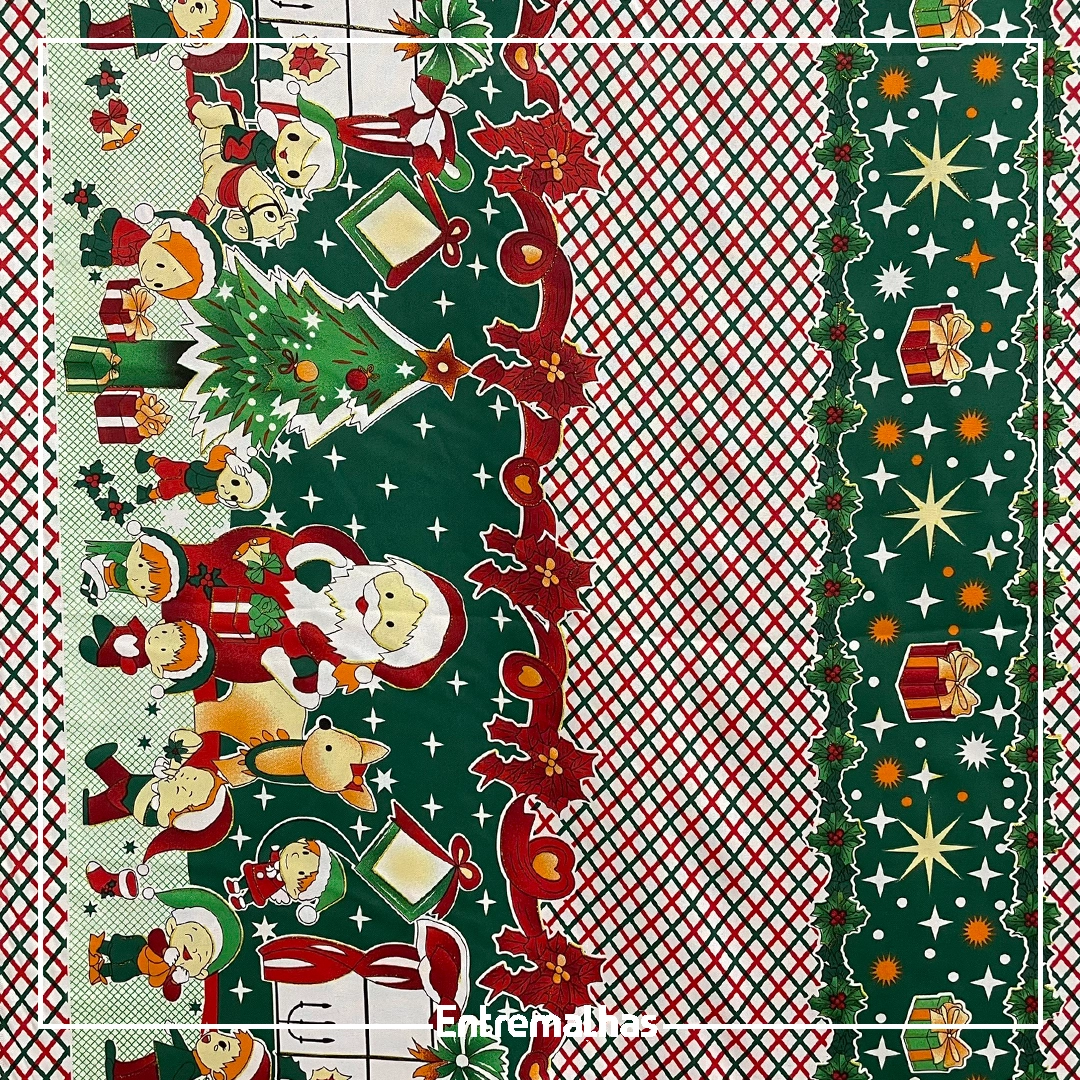 Tecido Oxford Natal Glitter Ref.:859964