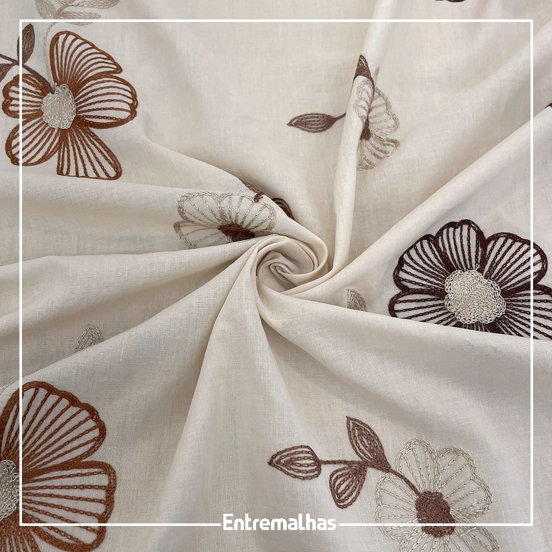 Tecido Bordado Lina Ref.:860020