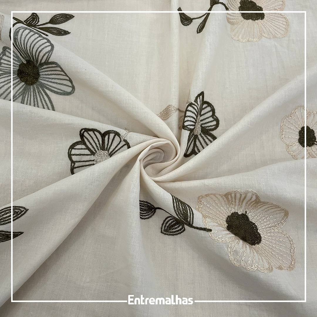 Tecido Bordado Lina Ref.:860020