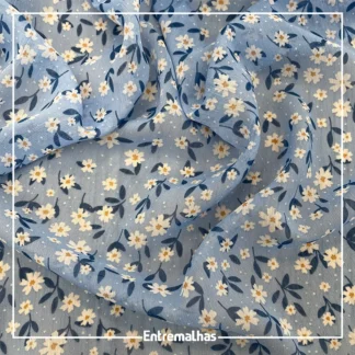 Tecido Crepe Chiffon Yoryu Estampado Ref.:722036