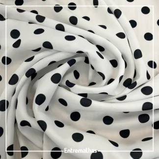 Tecido Crepe GGT Estampado Ref.:722075