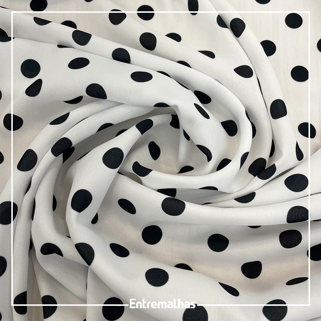 Tecido Crepe GGT Estampado Ref.:722075