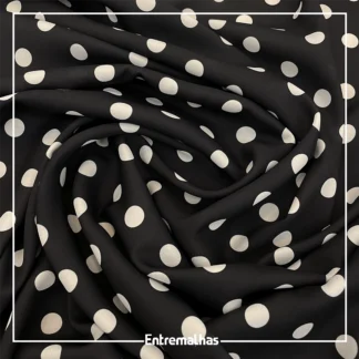 Tecido Crepe GGT Estampado Ref.:722075