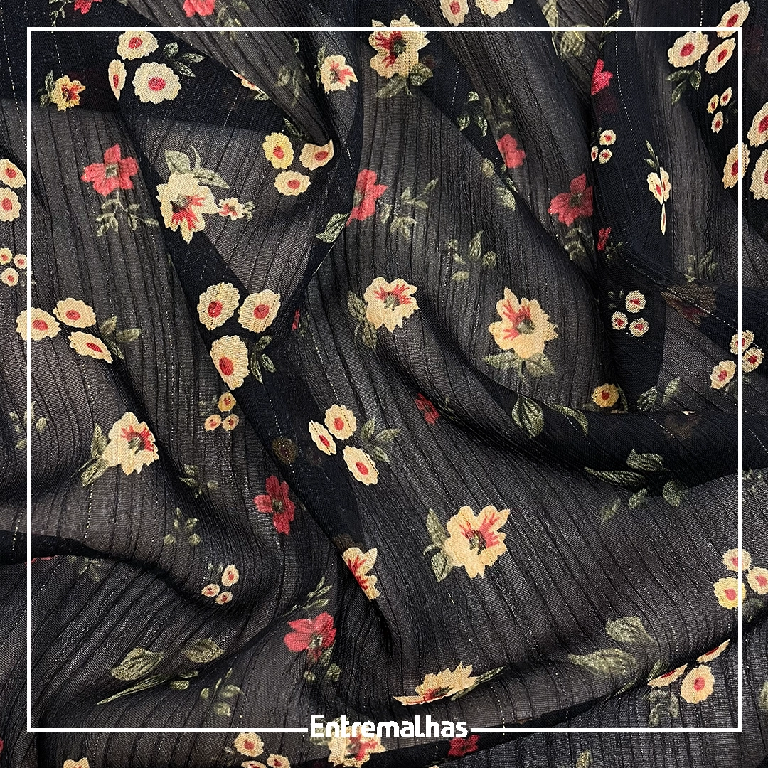 Tecido Crepe Silk Foil Ref.:722202