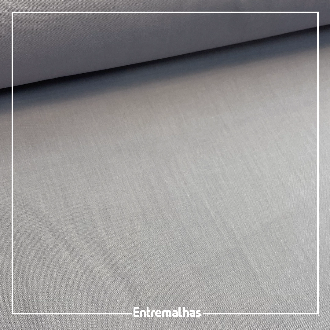 Tecido Lençol 230 Fios - Cinza Ref.:858013