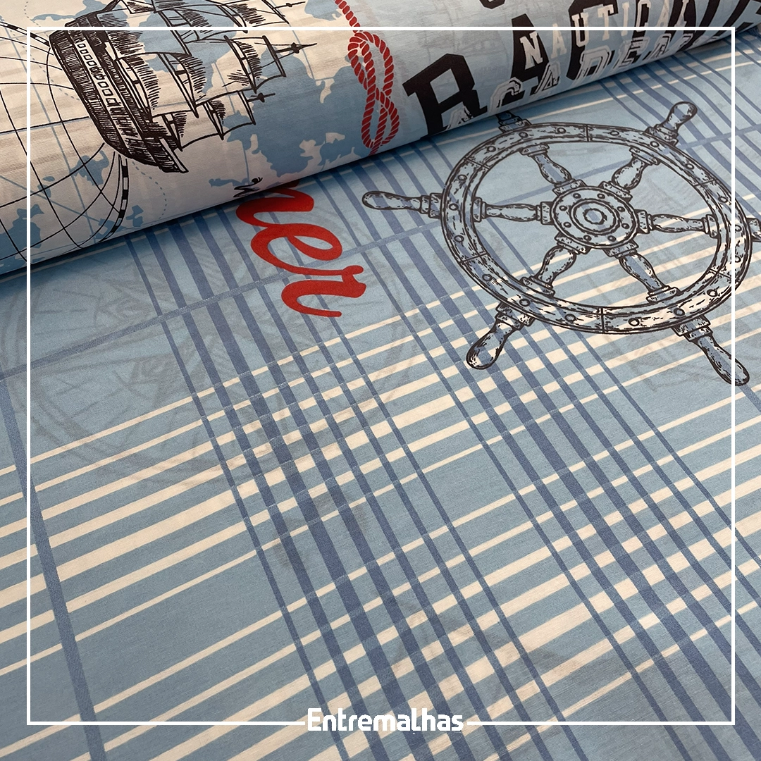 Tecido Lençol Estampado 180 Fios Ref.:858282