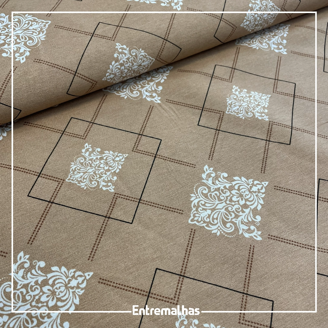 Tecido Lençol Estampado 180 Fios Ref.:858282