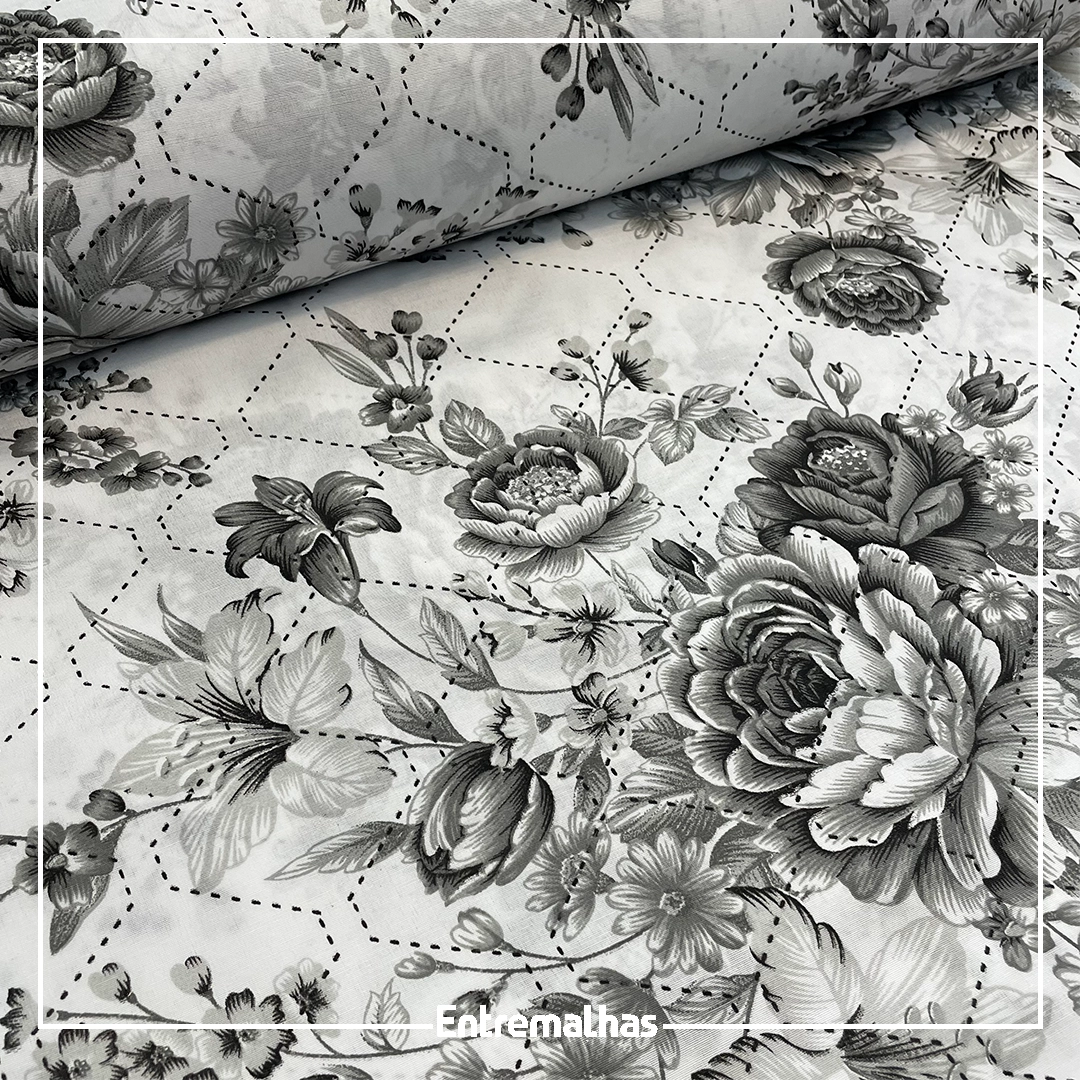 Tecido Lençol Estampado 180 Fios Ref.:858282