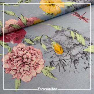 Tecido Lençol Estampado 180 Fios Ref.:858282