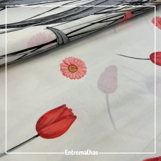 Tecido Lençol Estampado 180 Fios Ref.:858282