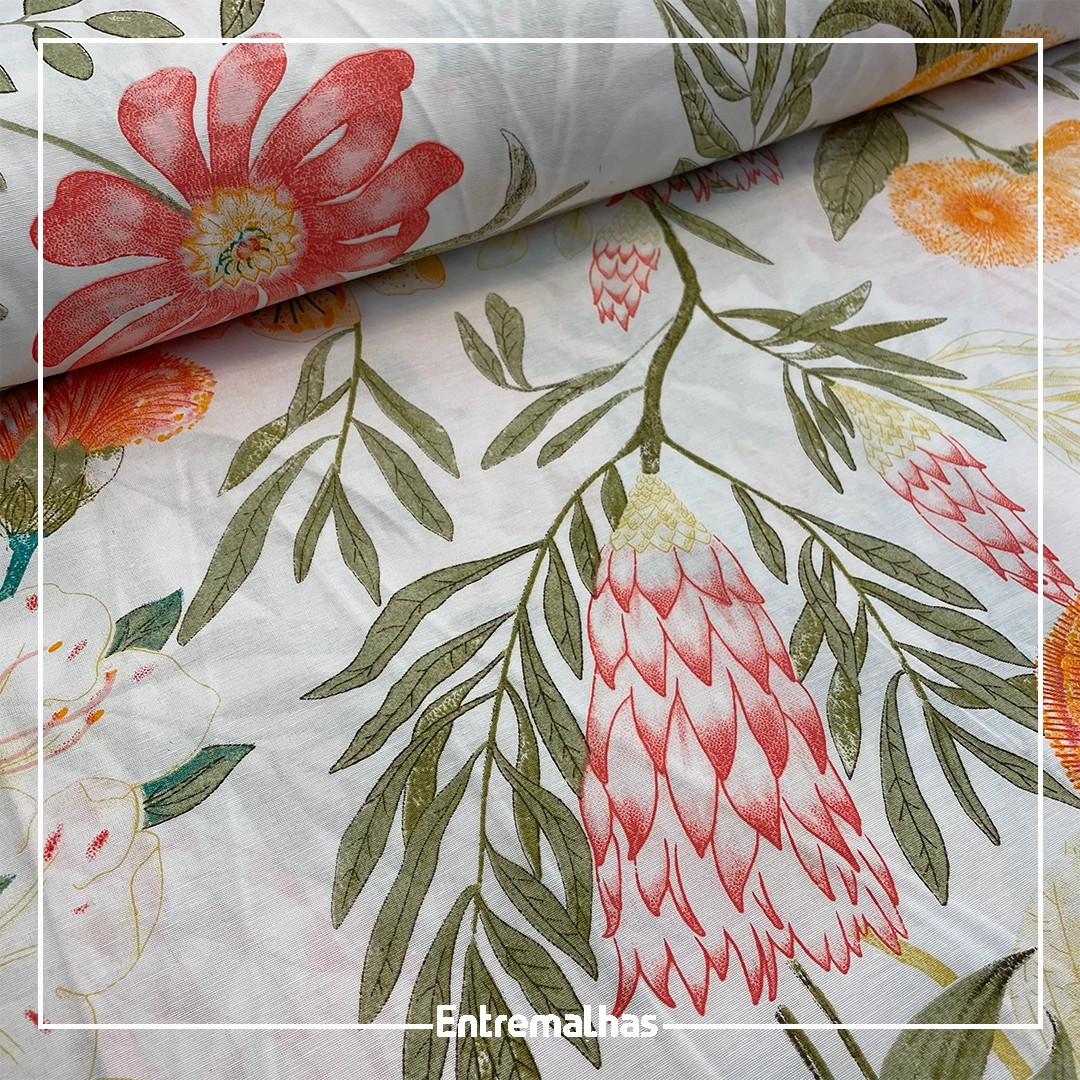 Tecido Lençol Estampado 180 Fios Ref.:858282