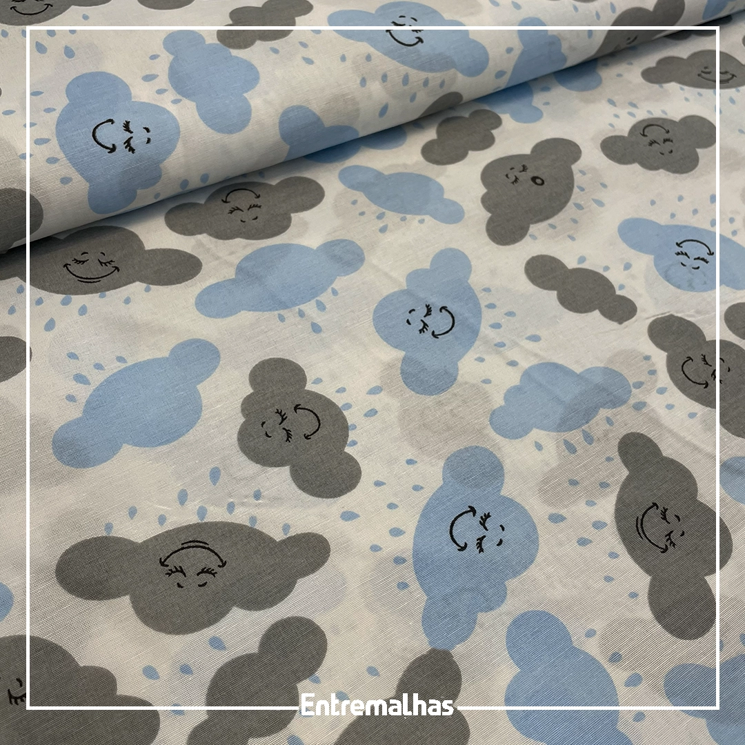 Tecido Lençol Estampado 180 Fios Ref.:858282