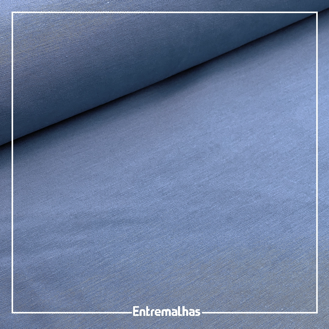 Tecido Lençol Liso 180 Fios - Azul Ref.:858282