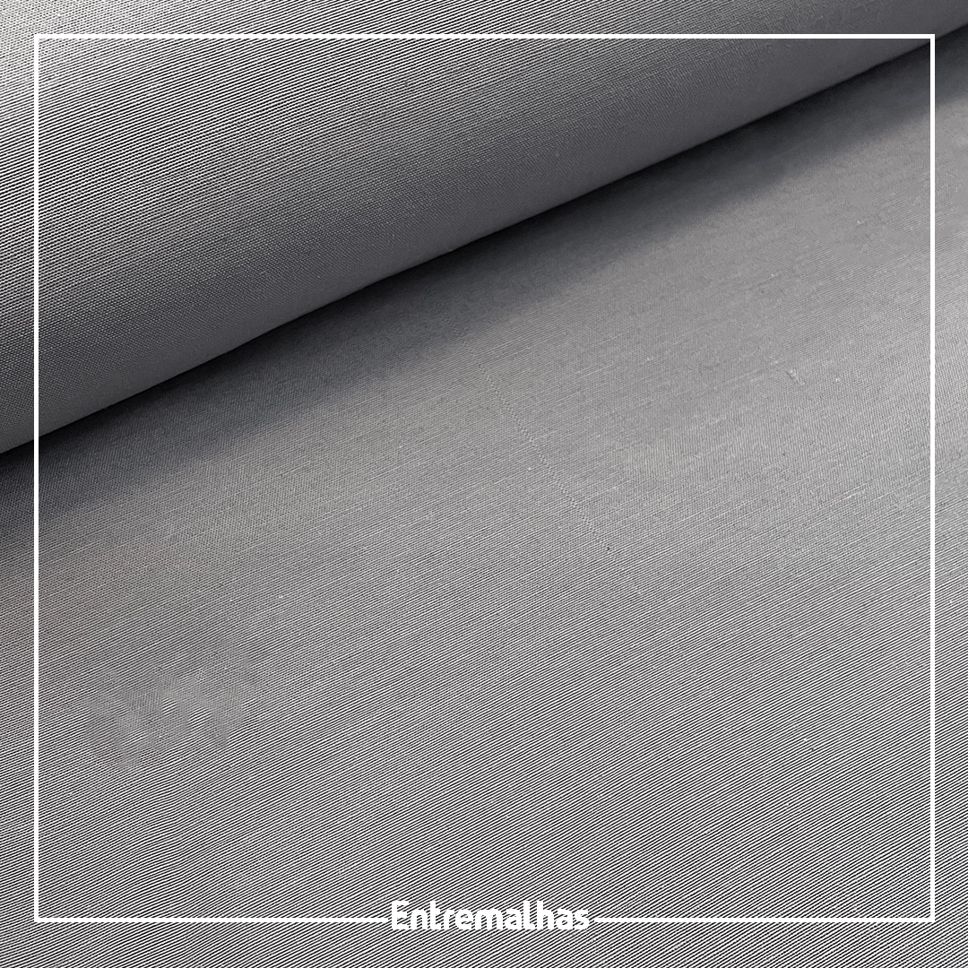 Tecido Lençol Liso 180 Fios - Cinza Ref.:858282