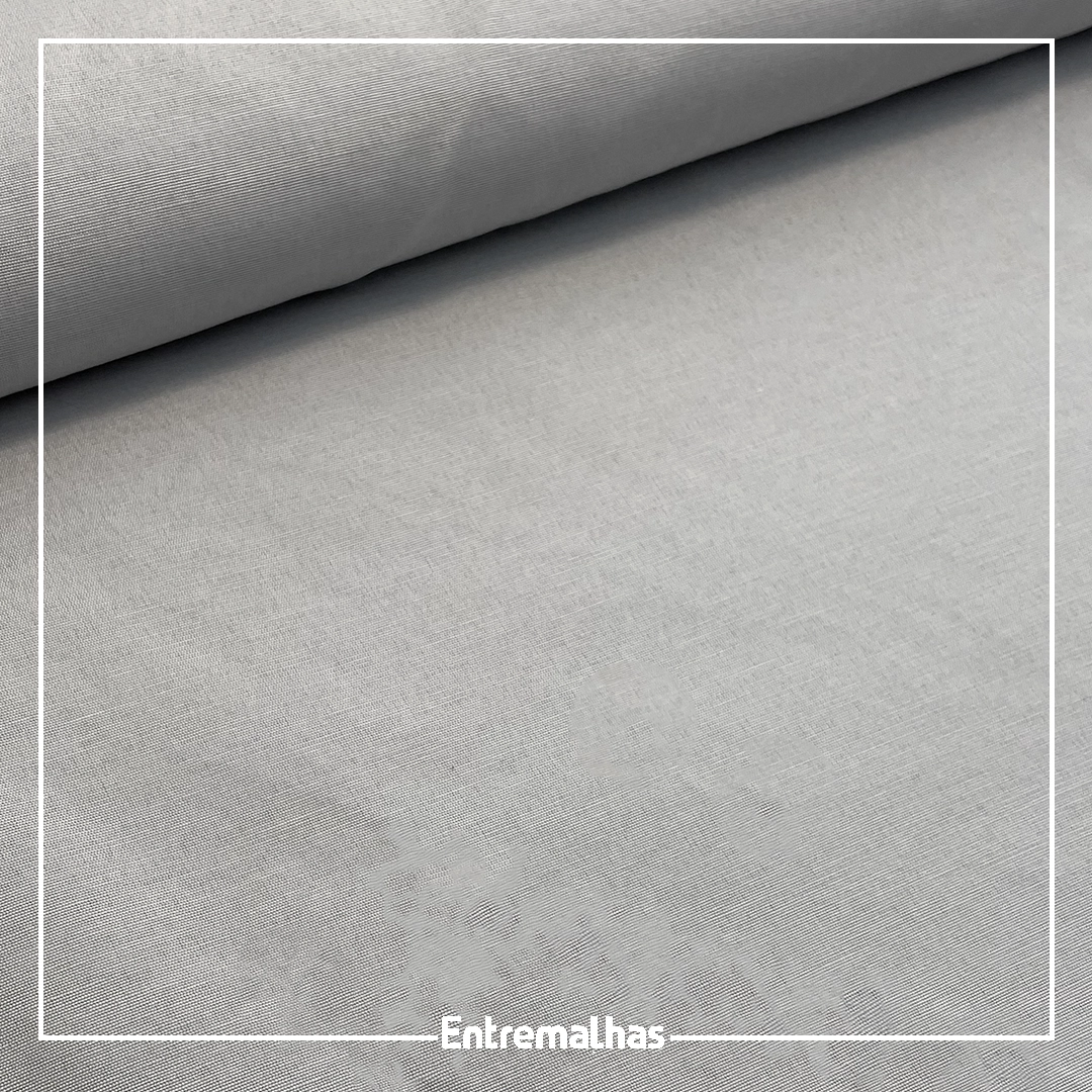 Tecido Lençol Liso 180 Fios - Cinza Ref.:858282