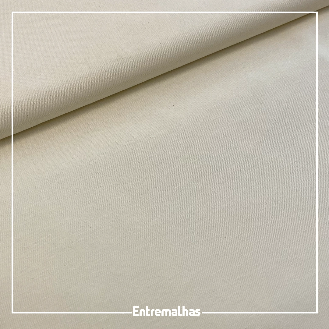 Tecido Lençol Liso 180 Fios - Marfim Ref.:858282
