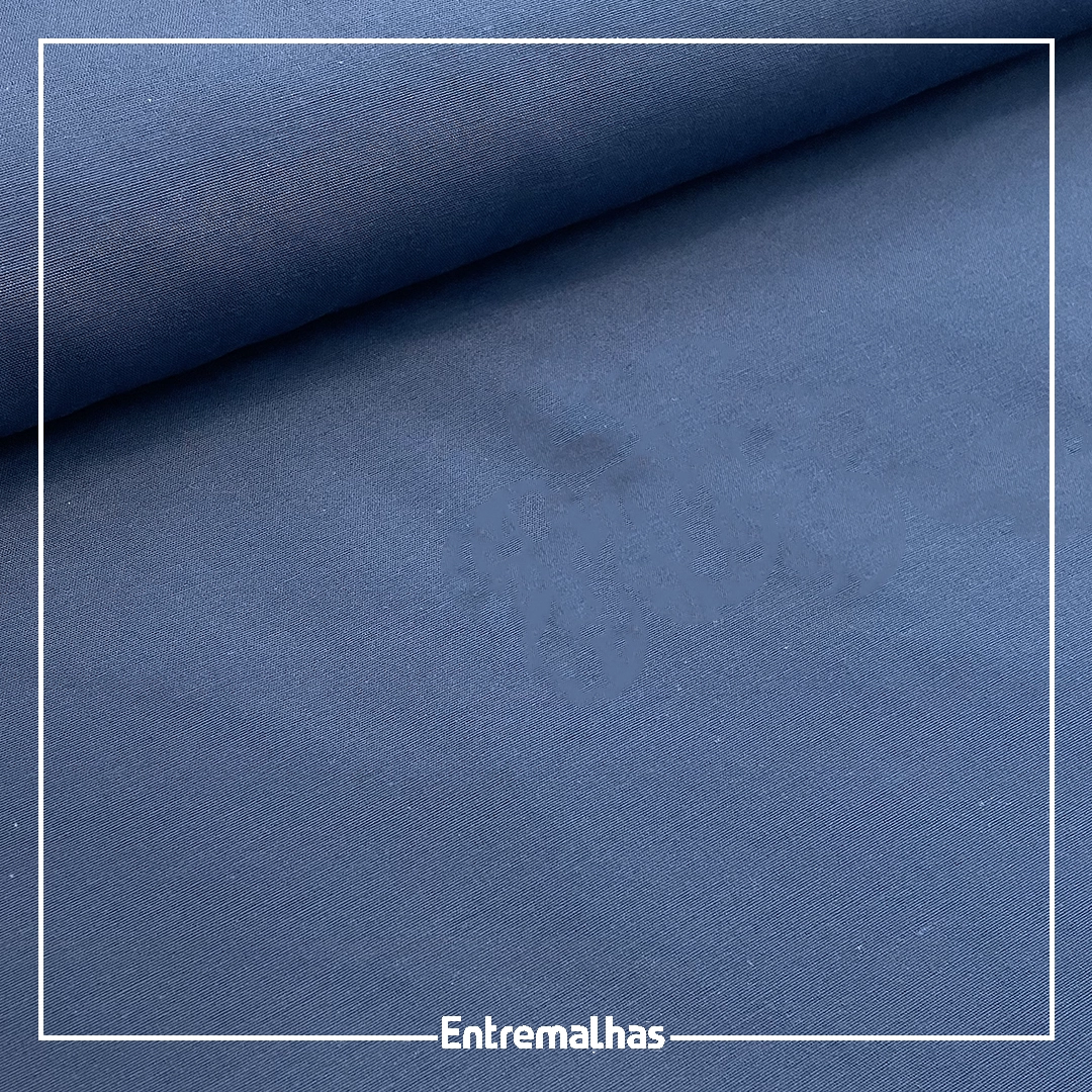 Tecido Lençol Liso 180 Fios - Azul Ref.:858282