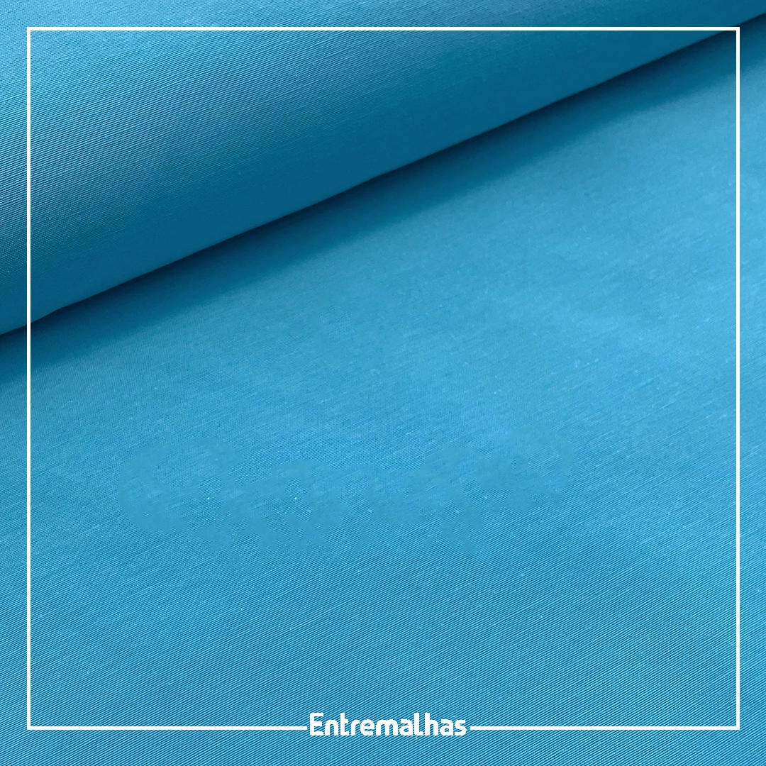 Tecido Lençol Liso 180 Fios - Azul Ref.:858282