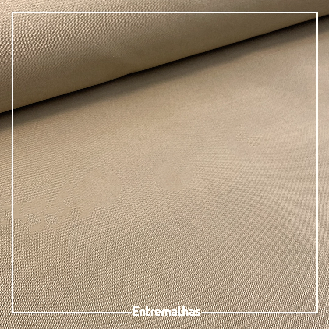 Tecido Lençol Liso 180 Fios - Bege Ref.:858282