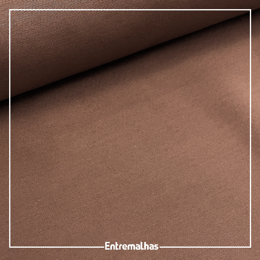 Tecido Lençol Liso 180 Fios - Marrom Ref.:858282