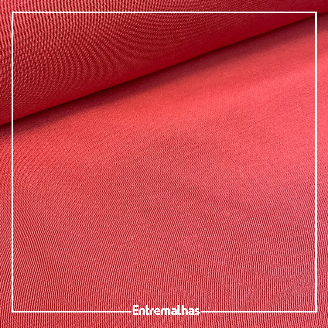 Tecido Lençol Liso 180 Fios - Vermelho Ref.:858282