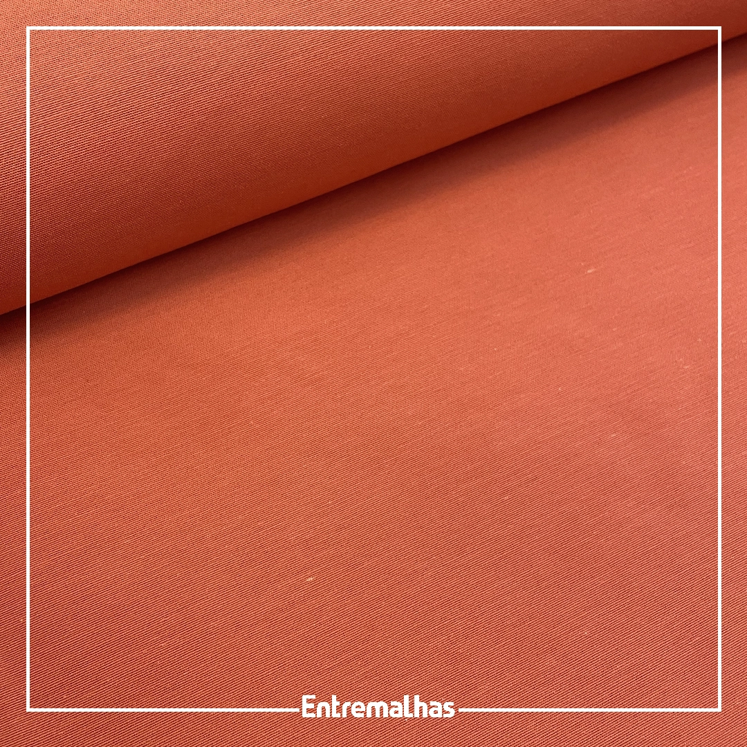 Tecido Lençol Liso 180 Fios - Terracota Ref.:858282