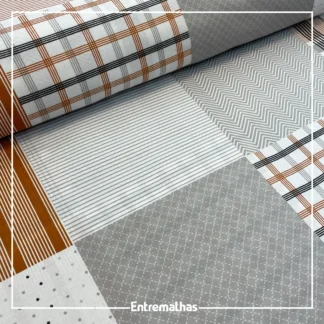 Tecido Lençol Estampado 180 Fios Ref.:858282