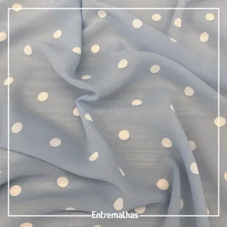 Tecido Estampado - Azul Ref.:859022